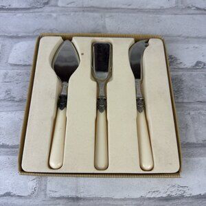 Inox Napoleon 3Pc Set 18/10 Stainless Steel Cheese Appetizer Servers